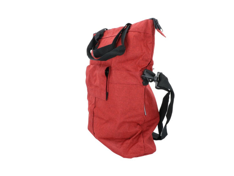 Selbstverpackbare Tasche und Shopper 18 Liter Rot