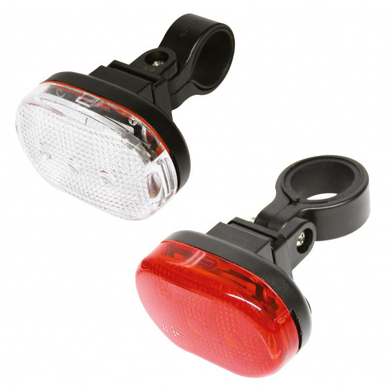 Dresco Verlichtingsset led batterijen rood zwart wit