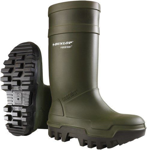 Dunlop c662933 thermo + purofort s5 full safety groen - maat 37 38 (uk5) - 15.032.047.05