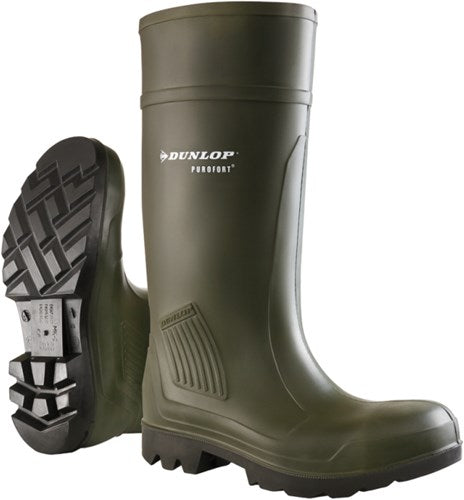 Dunlop d460933 purofort professional (onbeveiligd) | donkergroen | maat 40 - 15.032.038.40