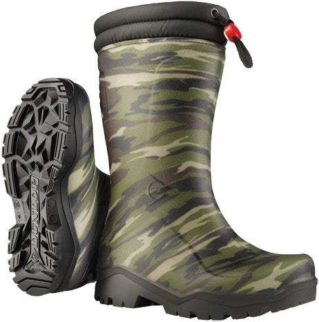 Dunlop k310931 blizzard kinderlaars gevoerd pvc | camouflage 14587 | maat 28 - 00.036.023.28