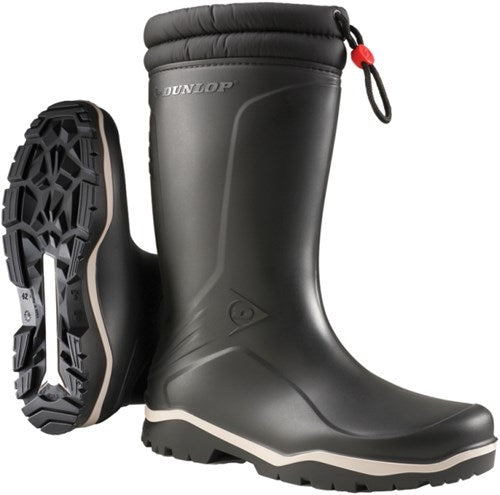 Dunlop k400061 blizzard gevoerde winterlaars pvc zwart - maat 43 - 15.032.076.43