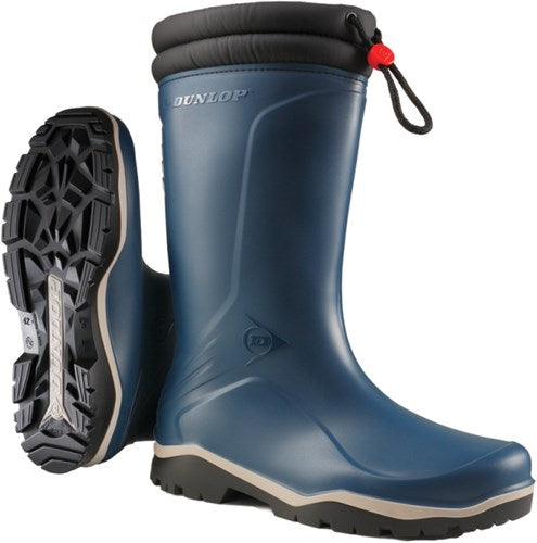Dunlop k454061 blizzard gevoerde winterlaars pvc blauw - maat 37 - 15.032.075.37
