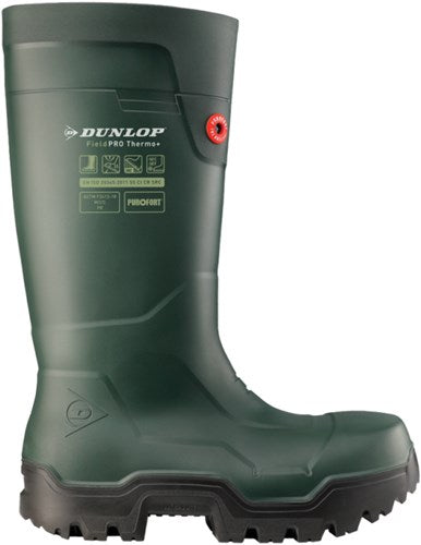 Dunlop lp8kl01 laars fieldpro thermo+ s5 | groen | maat 39 - 8713197053965