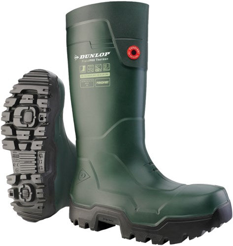 Dunlop lp8kl01 laars fieldpro thermo+ s5 | groen | maat 46 - 8713197054030