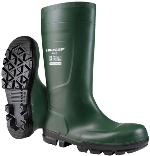 Dunlop nb2kl01 work it pvc laars s5 | groen | maat 40 - 8713197372707