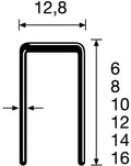 Dutack 12mm nieten | 12.8mm | 10.000 stuks - 5088020