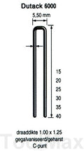 Dutack 5.5mm nieten | 20mm | 5000 stuks - 5028029