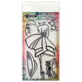Ranger ink ranger • dylusions couture clear stamps walk in the park