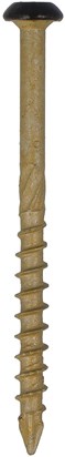 Dynaplus gevelschroef ar-bronze cilinderkop deeldraad zwarte kop torx tx15 4.0x40 22 | 200 stuks - 0284.08.25605