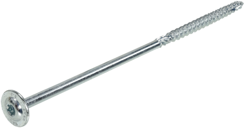 Dynaplus houtbouwschroef verzinkt tellerkop deeldraad +snijpunt torx tx30 6.0x180 80 | 50 stuks - 0286.01.51301