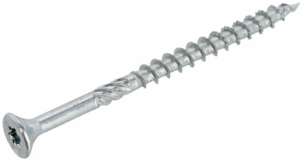 Dynaplus unischroef spaanplaatschroef verzinkt platkop deeldraad torx tx25 5.0x120 70 | 250 stuks - 0289.11.42801
