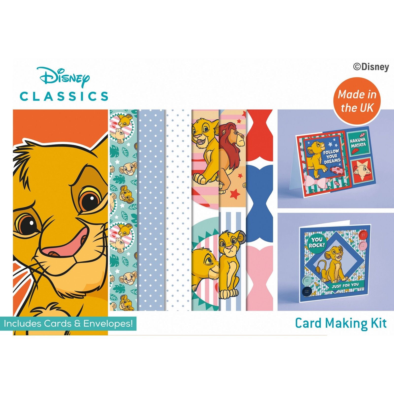 Creative expressions • the lion king large card a4 kit