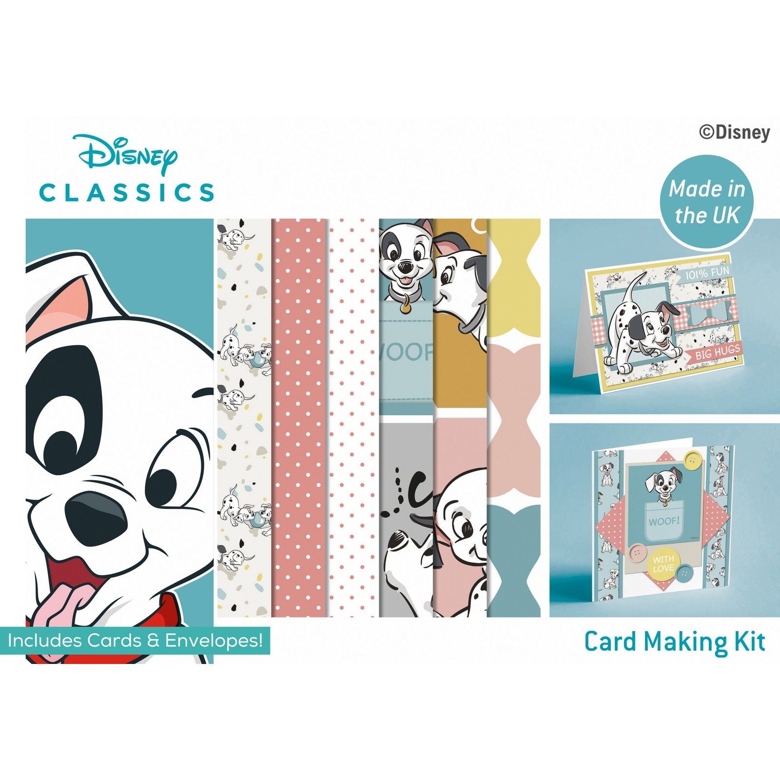 Creative expressions • 101 dalmatians large card a4 kit