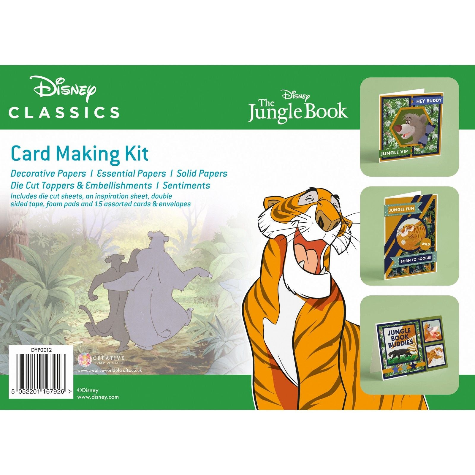 Creative expressions • the jungle book large card a4 kit