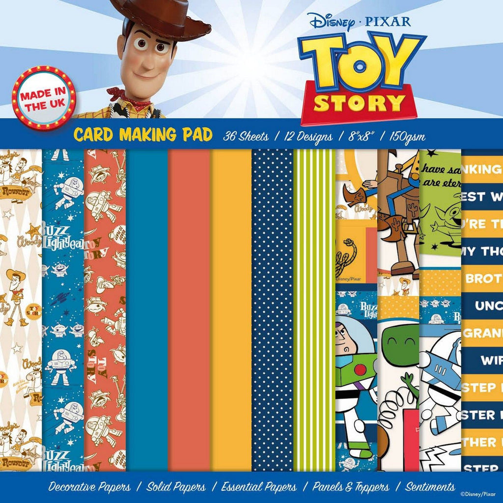 Creative expressions • card making pad toy story