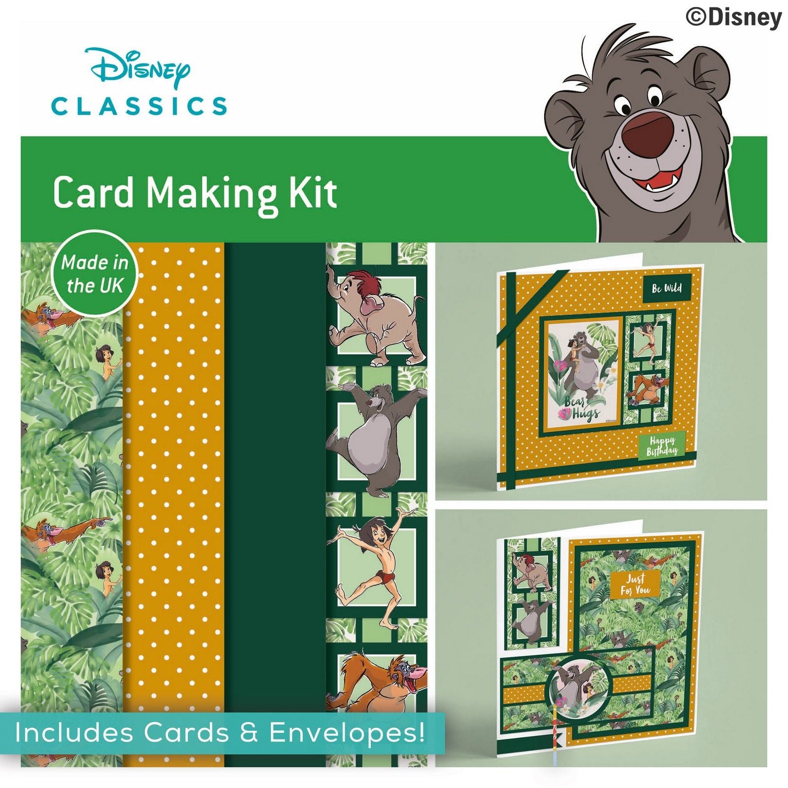 Creative expressions • the jungle book mini card kit 15,24x15,24cm
