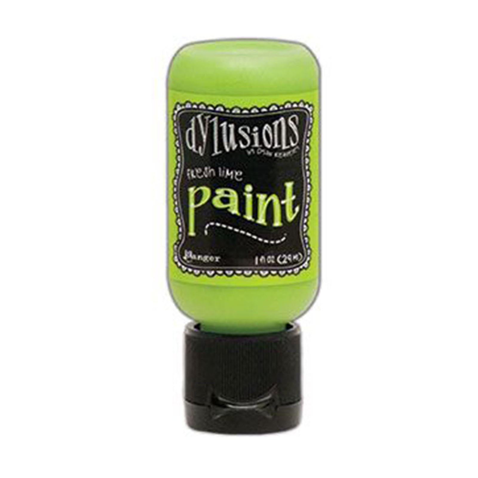 Ranger ink ranger • dylusions paint flip cap bottle fresh lime 29ml