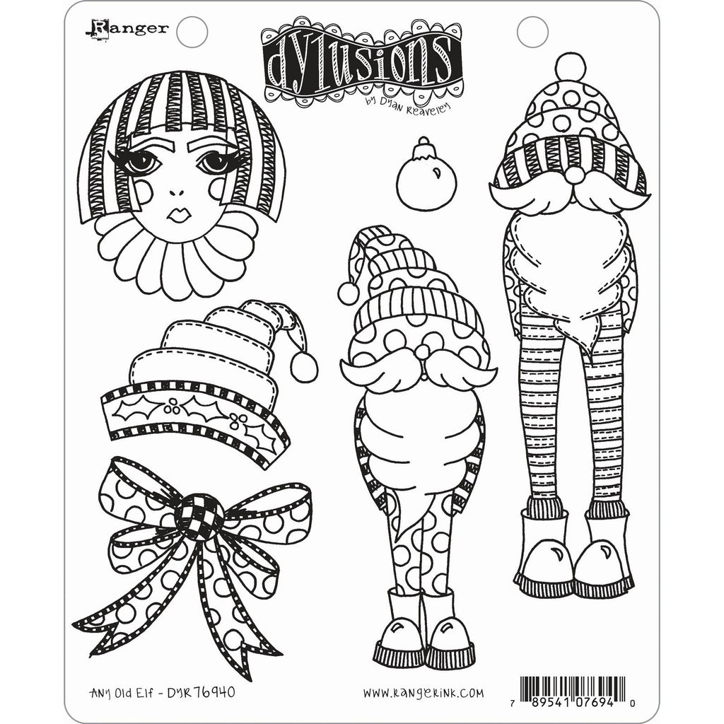 Ranger ink ranger • dylusions stamp collection any old elf