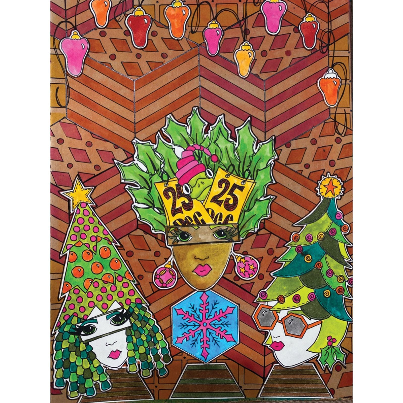 Ranger ink ranger • dylusions stamp collection hats off to christmas