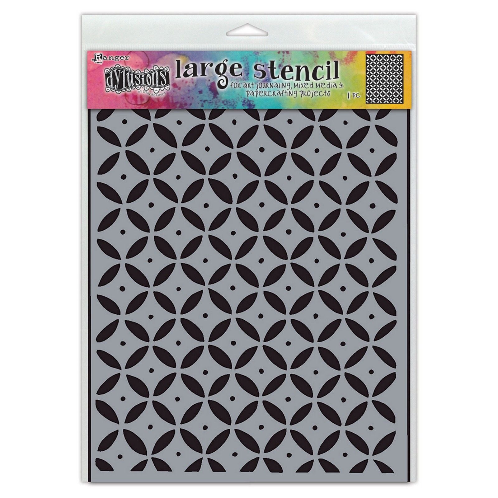 Ranger ink ranger • dylusions stencils large dot grid