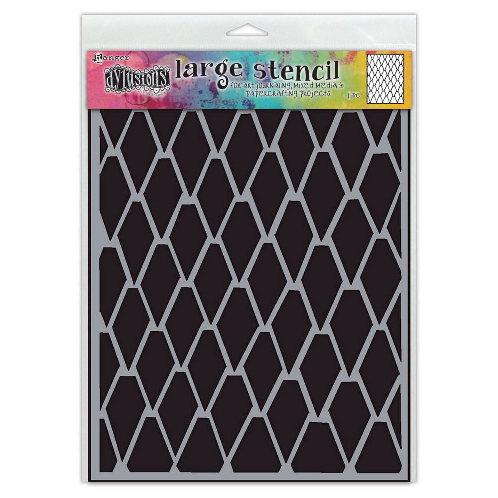 Ranger ink ranger • dyan reaveley's dylusions stencil collection large on point