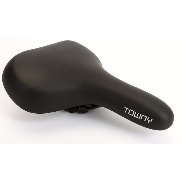 Edge Towny Fahrradsattel mit Memory-Schaum – schwarz