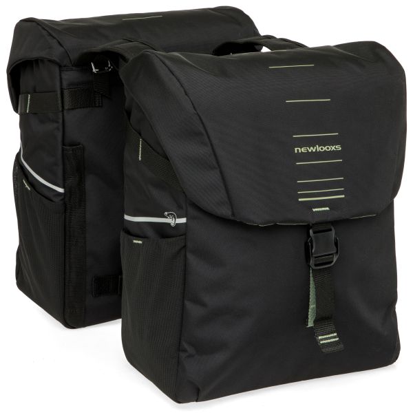 Neue Looxs Doppeltasche Vigo 40l Polyester schwarz grün