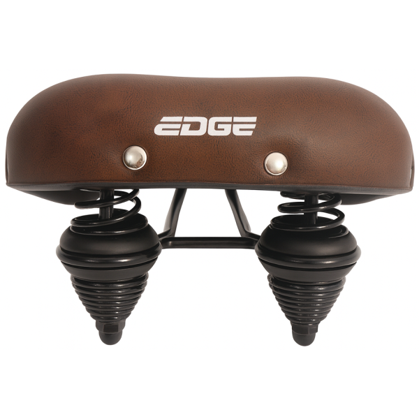 Edge Urban Fahrradsattel - mattes Dunkelbraun (Werkstattverpackung)