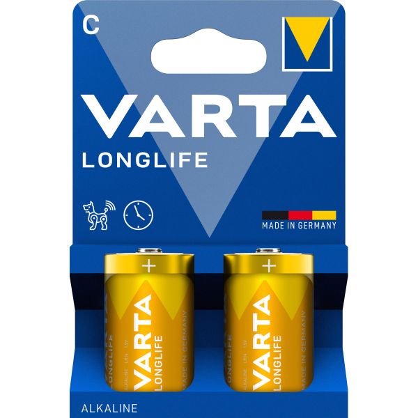 Batterie Varta Longlife Alkaline LR14 C (2x)