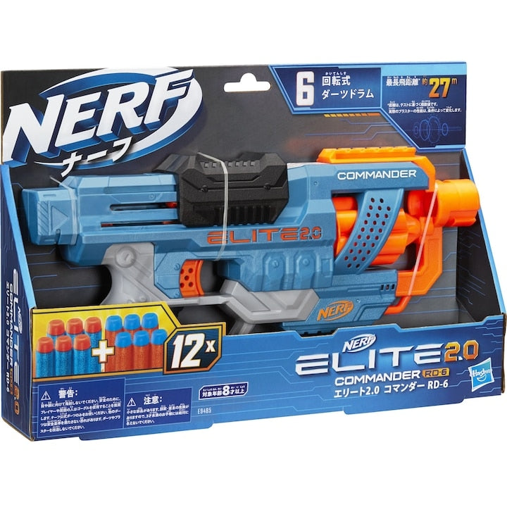 Hasbro Nerf Elite 2.0 Commander Rd-6 mit 12 Darts