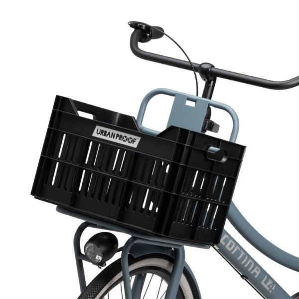 Recycelte Urban Proof Click 30-Liter-Fahrradkiste – Schwarz
