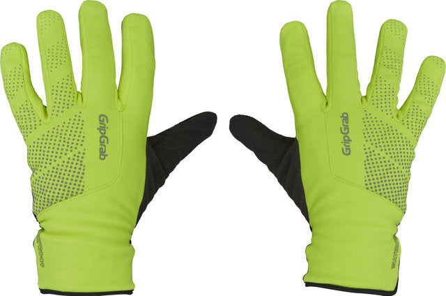 Gripgrab ride hi-vis waterproof winter full finger gloves