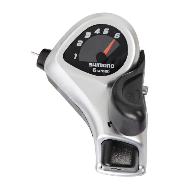 Schalthebel rechts 6-Gang Shimano ST-TX50 - schwarz silber