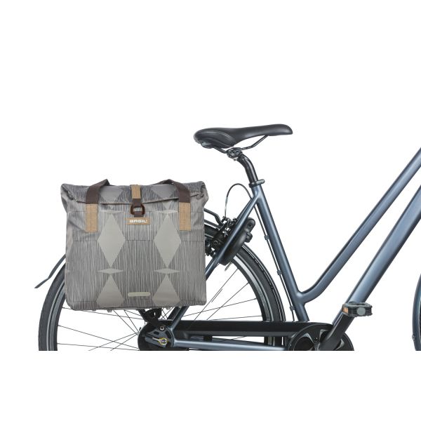 Fahrradtasche Basil Elegance 20-26 Liter 39 x 39 x 17 cm - Chateau Taupe
