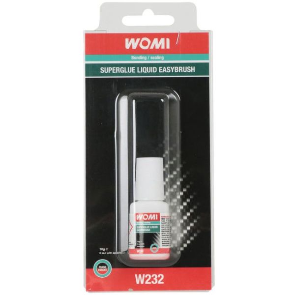 Superkleber Womi W232 Superkleber Flüssig Easybrush Transparent 10 Gramm