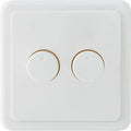Enzo ecodim afdekraam peha lw voor duo led dimmer 4355420 - 4355440