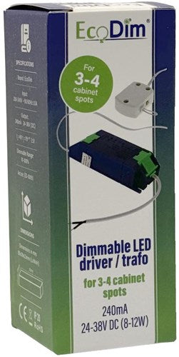 Enzo ecodim led driver dimbaar ecodim voor 3-4 meubelspots - led4921