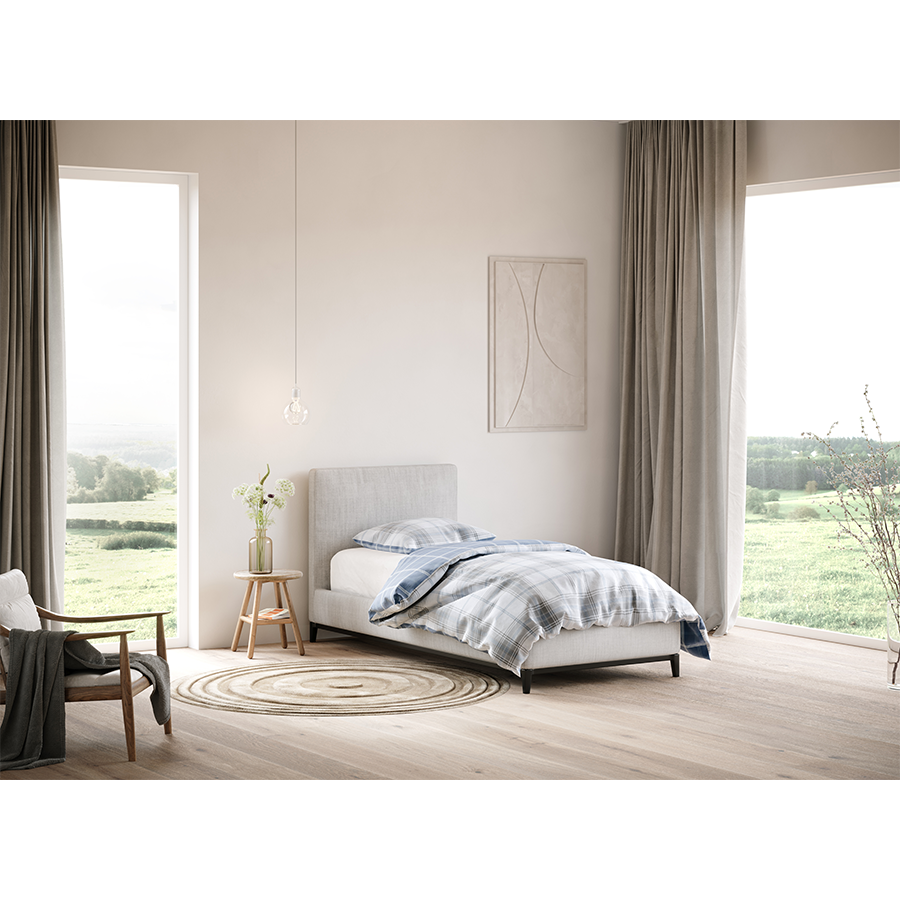Knus eden jersey hoeslaken allure wit 180 x 200cm