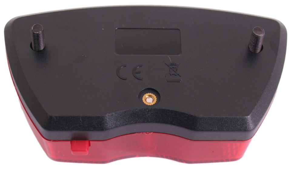 Edge dragerachterlicht city - 3 leds inclusief batterijen (werkplaatsverpakking)
