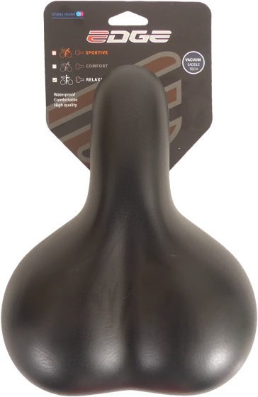 Edge fietszadel lazio - zwart