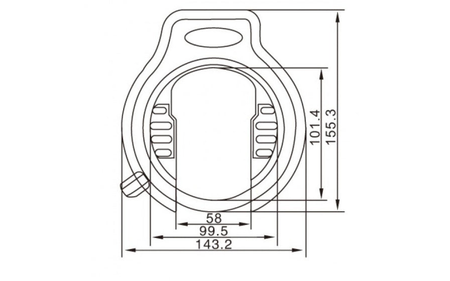 Frame Lock Edge Strong Art2 - Schwarz