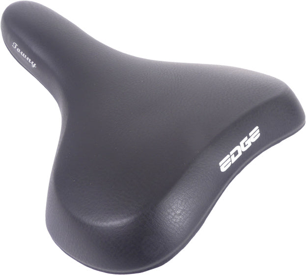 Edge Towny Fahrradsattel mit Memory-Schaum – schwarz