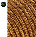 Enzo edm omsponnen snoer 2x0,75qmm goud 5m