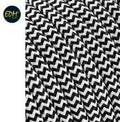 Enzo edm omsponnen snoer 2x0,75qmm zwart wit 25m