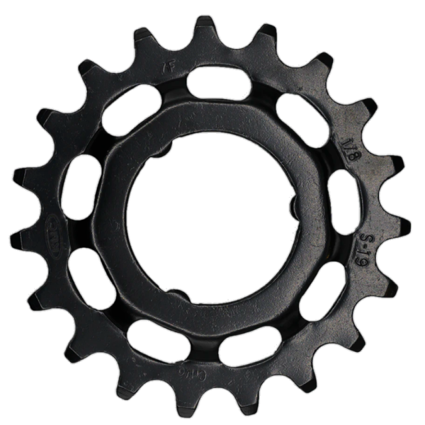 KMC Ritzel für Shimano 19t O-Mo Stahl 1,8 Zoll - schwarz