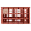Basil fietskrat L - groot - 40 liter - rood