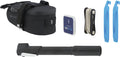 Bbb cycling zadeltas racefiets mountainbike inclusief pomp en gereedschap - 0.37 liter - fiets toolkit - multitool fiets - combiset easypack s bsb-56