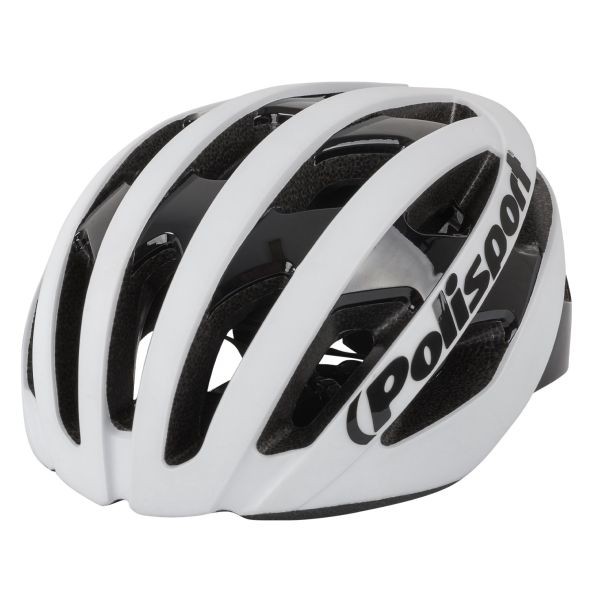 Polisport light pro fietshelm l 58-62cm mat wit zwart