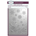 Creative expressions • robin snowflakes 5 in x 7 in 3d embossing folder